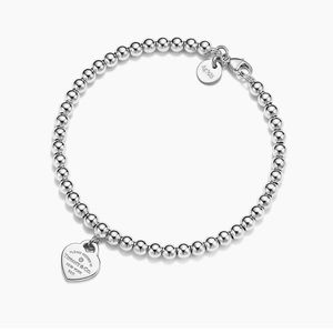 Tiffany’s Bead Bracelet in Silver, Tiffany Blue